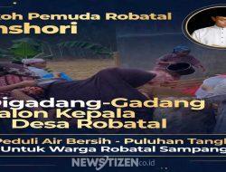 Dermawan dan Peduli, Tokoh Pemuda Robatal Anshori Digadang-Gadang Jadi Calon Kades, Salurkan Puluhan Tangki Air Bersih.