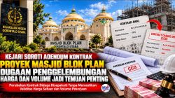 Kejari Soroti Adendum Kontrak Proyek Masjid Blok Plan, Dugaan Penggelembungan Harga dan Volume Jadi Temuan Penting