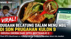 Viral Dugaan Belatung dalam Menu MBG di SDN Prugahan Kulon 9